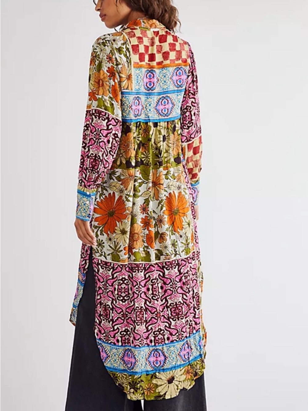 Free People Jackie Printed Maxi Top - Picture 2 of 9